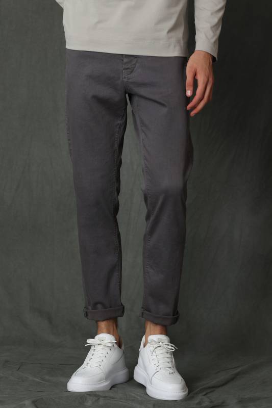 Helt Five Pockets Slım Fıt Grey - 2