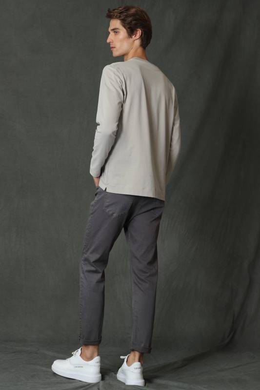 Helt Five Pockets Slım Fıt Grey - 5