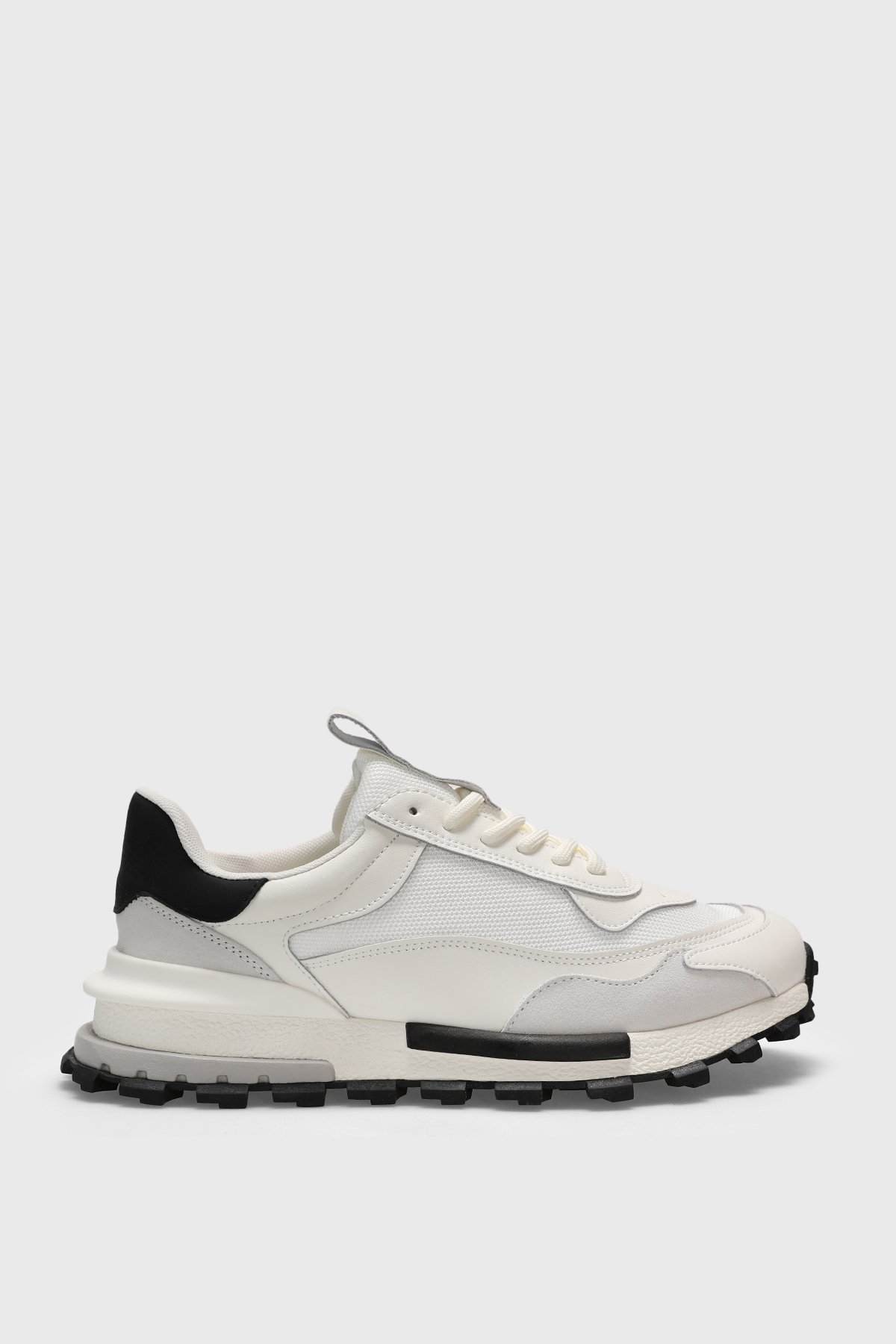 Henry Mens Sneaker Shoes Whıte - Lufian