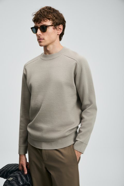 Herman Men's Sweater Beige - LUFIAN (1)