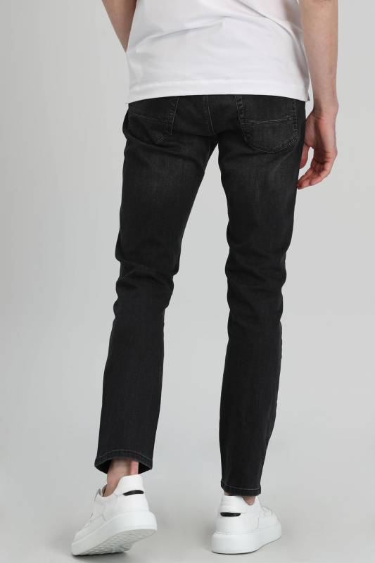 Hılbert Smart Jean Mens Pants Slım Fıt Anthracıte - 3