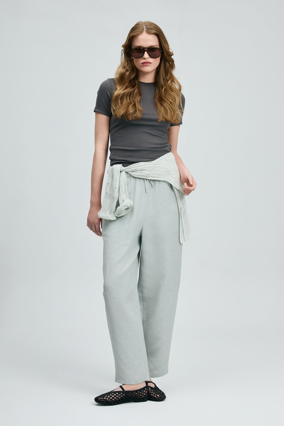 Hılton Women's T-Shirt Anthracite - LUFIAN