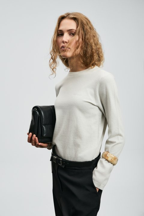 Hoper Women's Sweater Stone - LUFIAN (1)