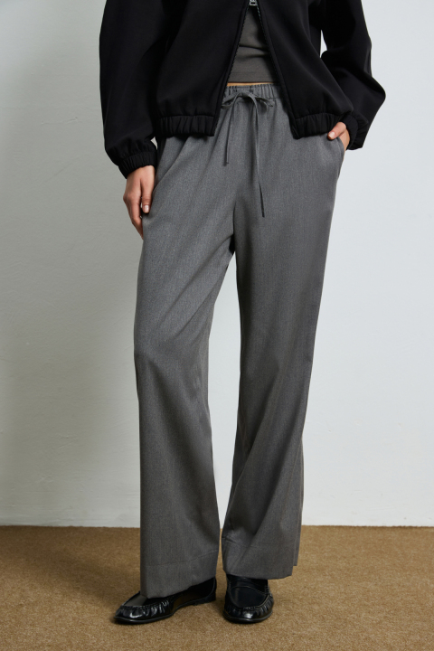 Humay Women's Pants Grey - LUFIAN