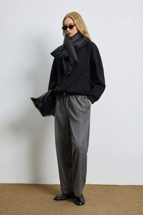 Humay Women's Pants Grey - LUFIAN