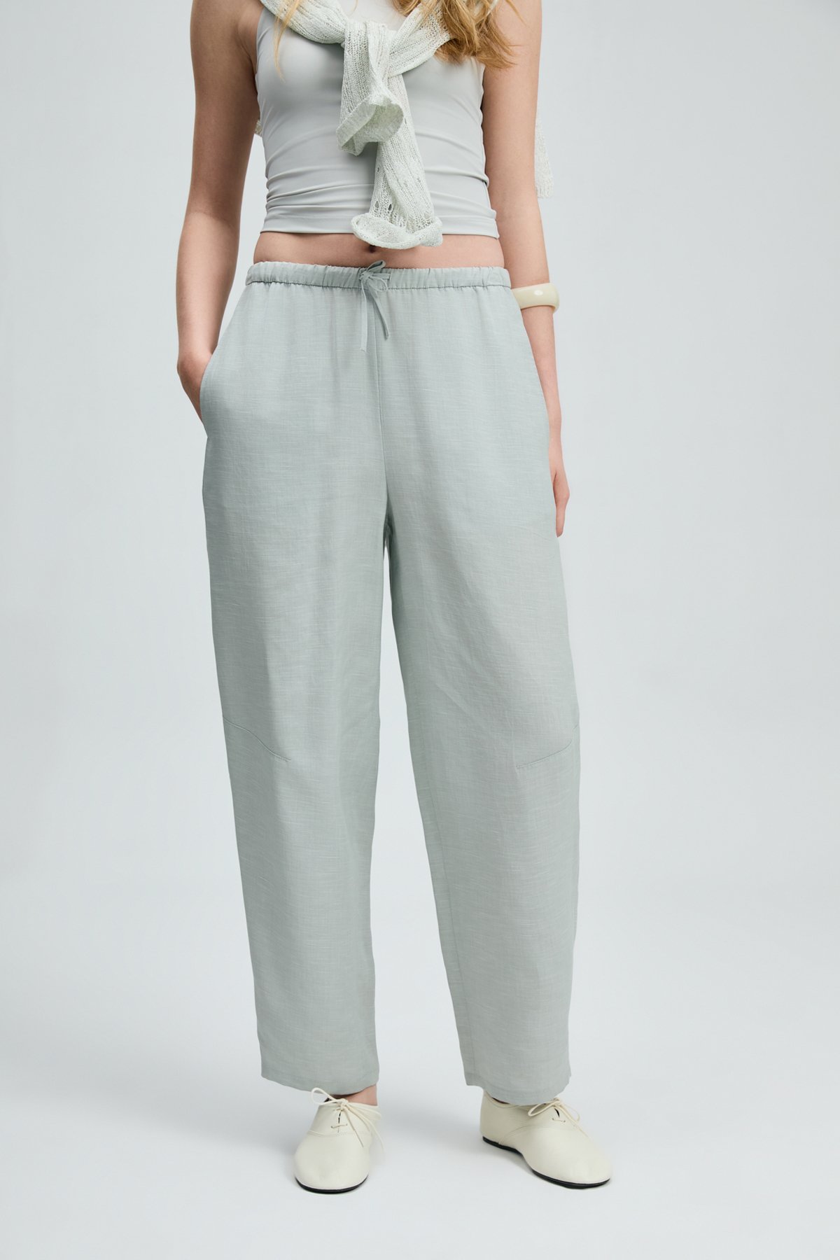 Humer Women's Pants Mint Green - LUFIAN (1)