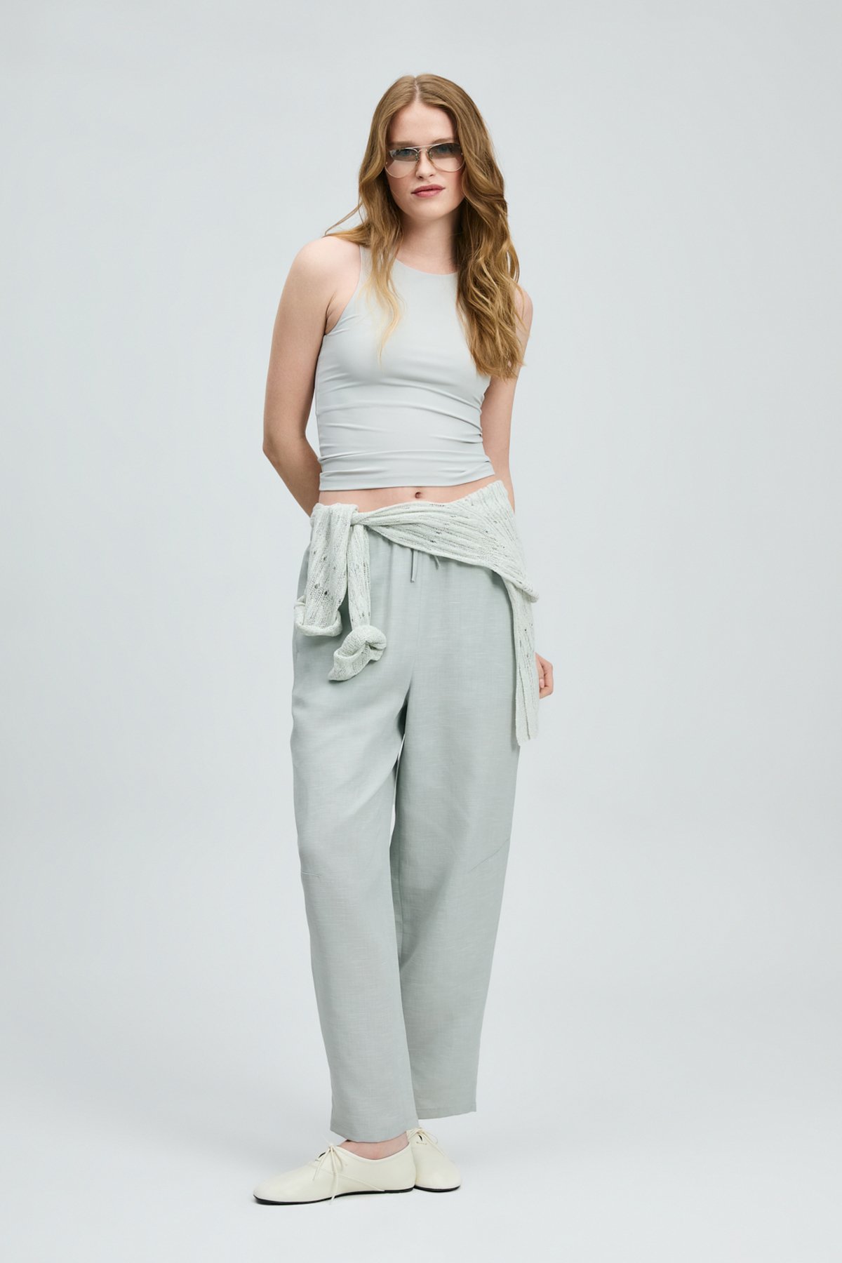 Humer Women's Pants Mint Green - LUFIAN