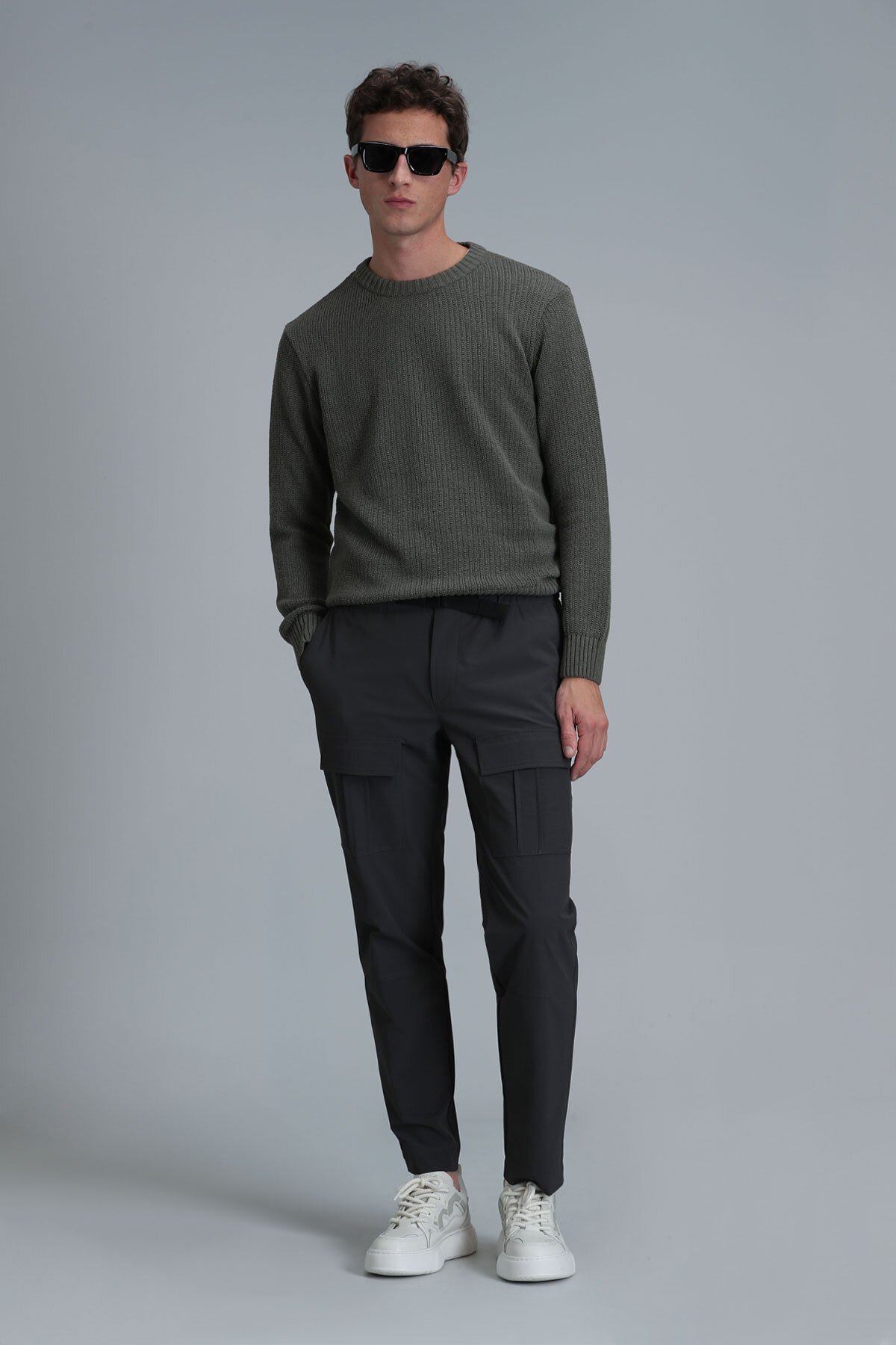 Ice Men's Sweater Green - LUFIAN (1)