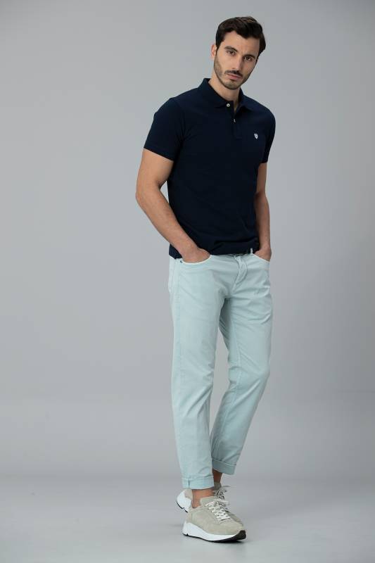 İmper Sports 5 Pocket Mens Pants Slım Fıt Lıght Blue - 1