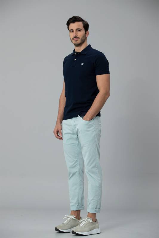 İmper Sports 5 Pocket Mens Pants Slım Fıt Lıght Blue - 3