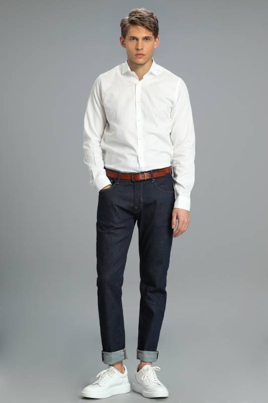 Irmo Mens Smart Shirt Comfort Slım Fıt Whıte - 2