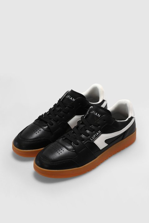 Jake Men's Sneaker Shoes Black - LUFIAN