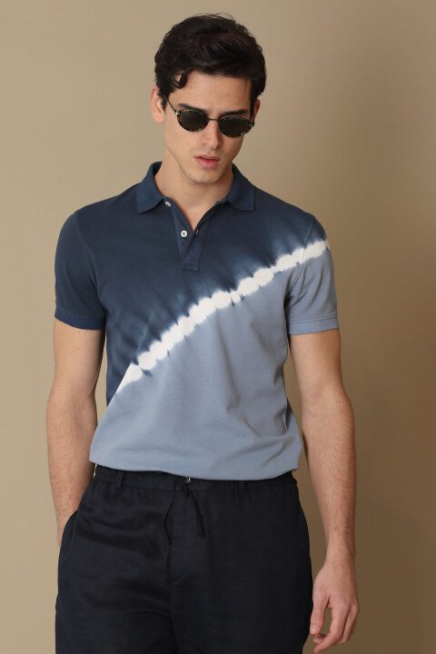 Jalapa Sports Polo Mens T - Shirt Navy - Lufian