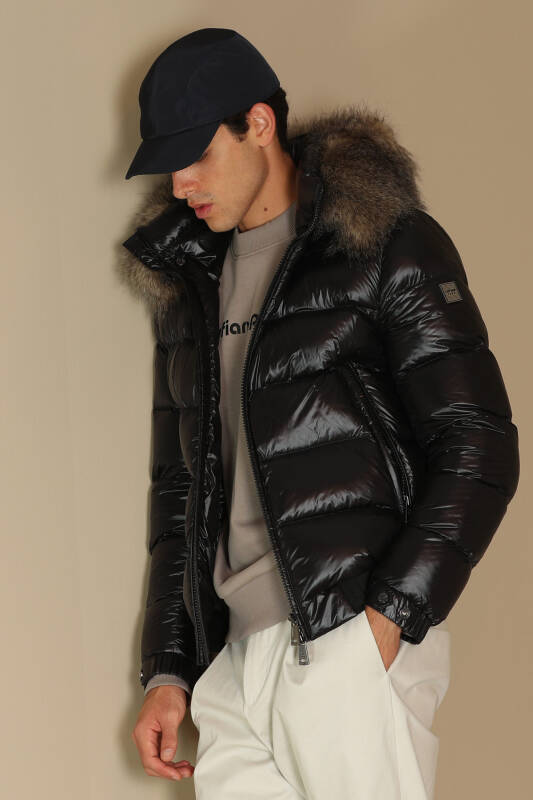 Jeam Goose Feather Male Coat Black - 2