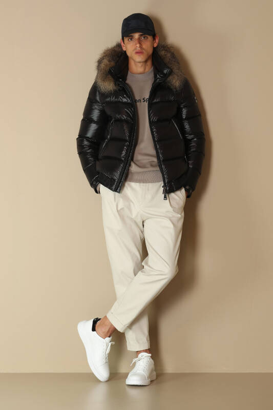 Jeam Goose Feather Male Coat Black - 4