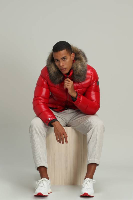 Jeam Goose Feather Male Coat Red - 2