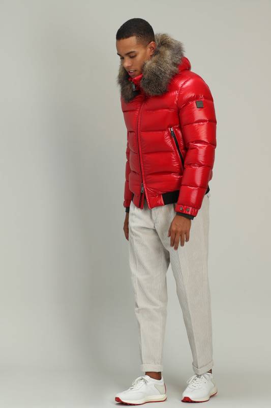 Jeam Goose Feather Male Coat Red - 3