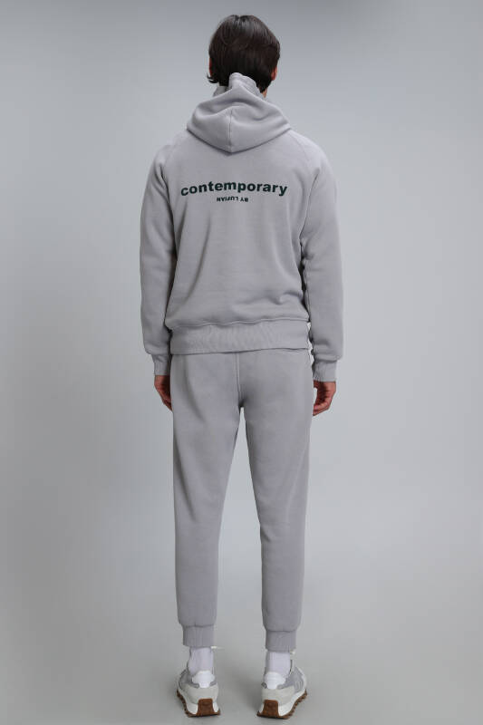 Jeremy Male Tracksuit Six Lıght Grey - 6