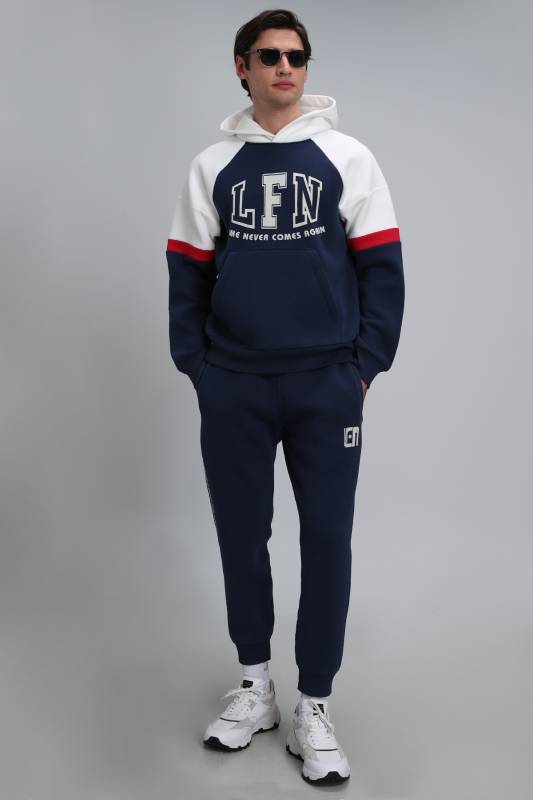 Jeremy Male Tracksuit Six Navy - 5