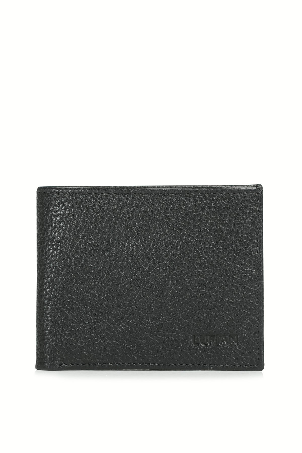 Jımmy Men's Leather Card Holder Black - LUFIAN