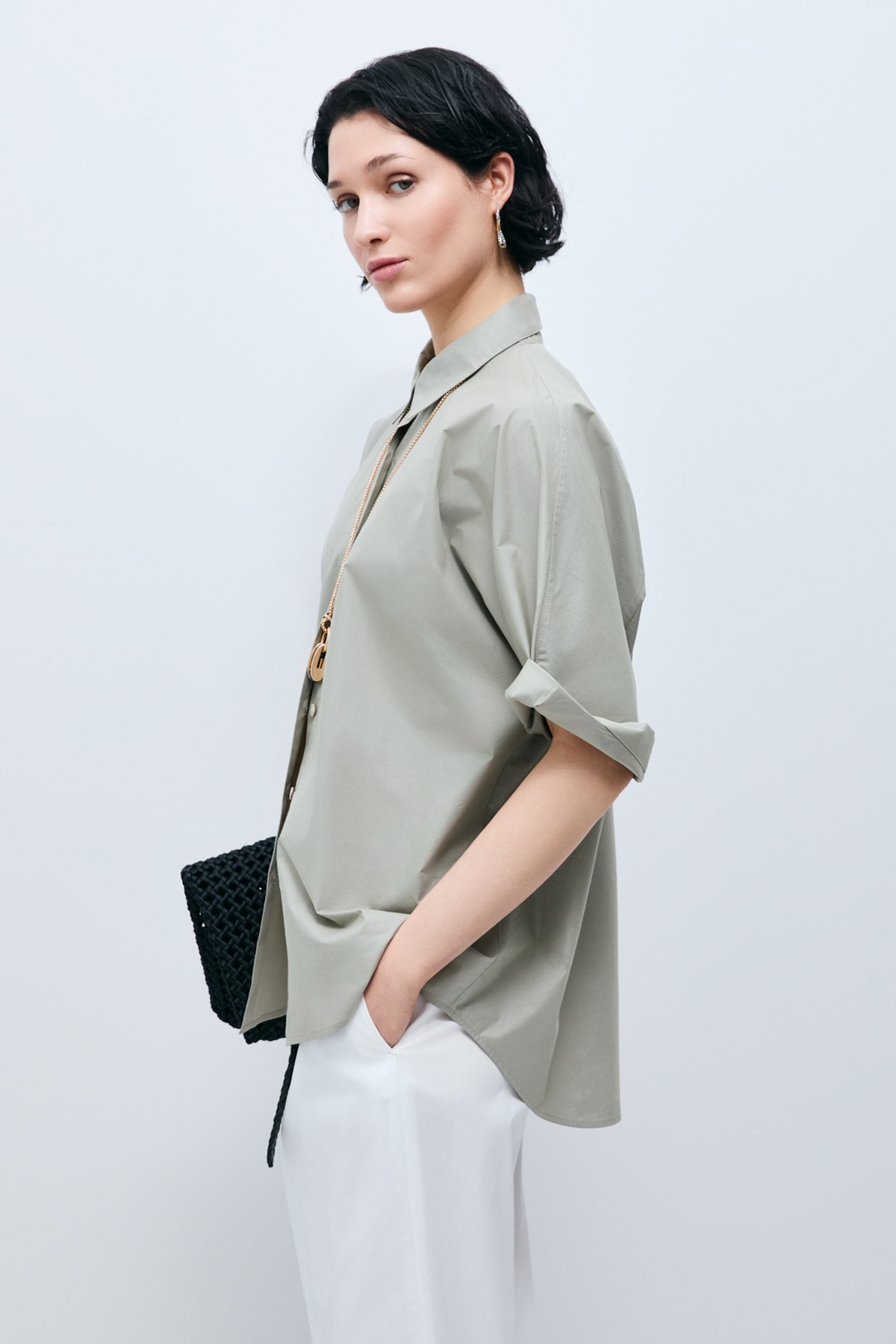 Jolıe Women's Shirt Sand - LUFIAN