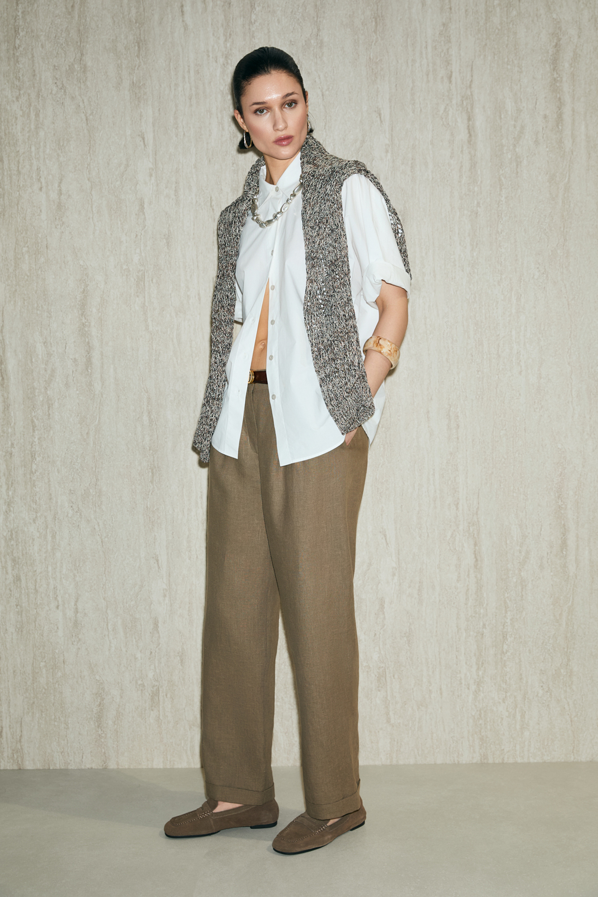 Jolıe Women's Shirt White - LUFIAN