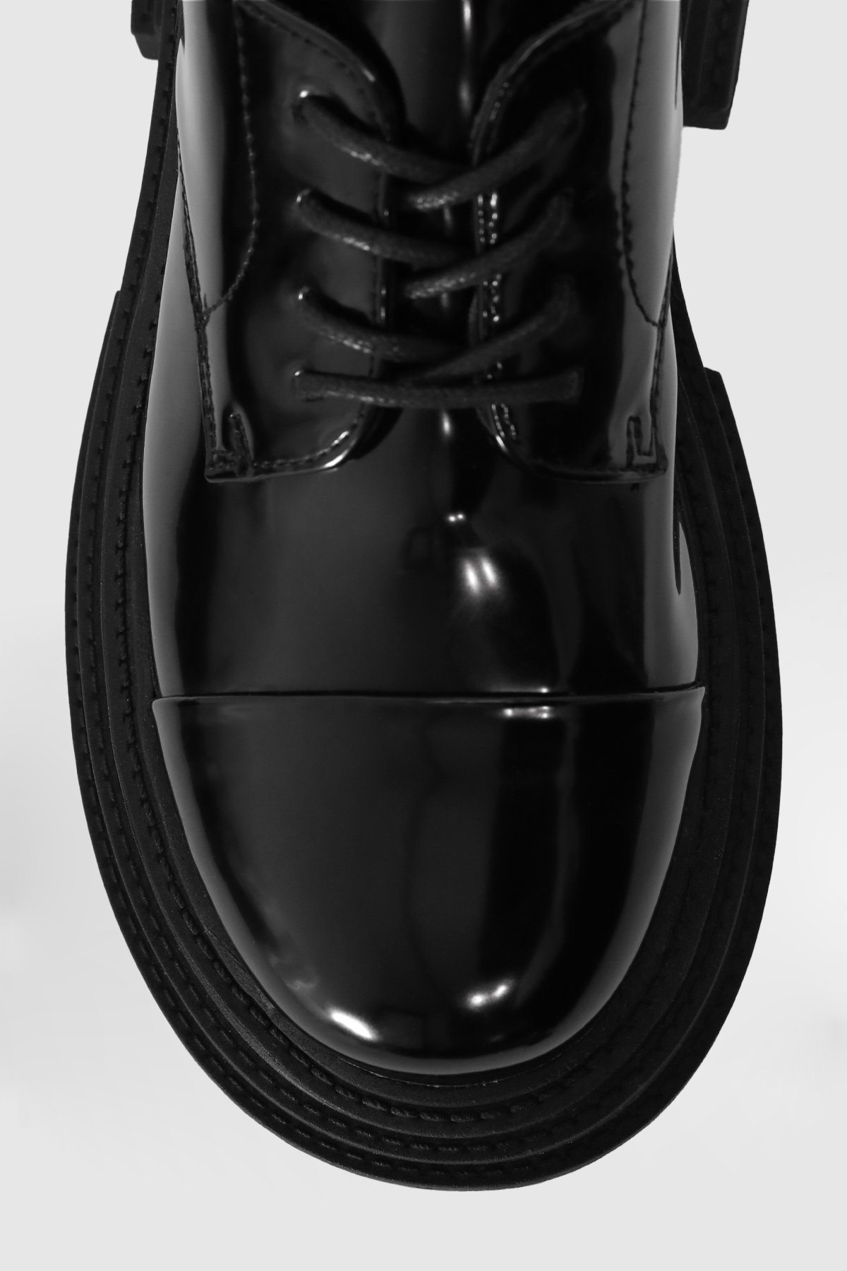Julıa Women's Leather Shoes Black - LUFIAN