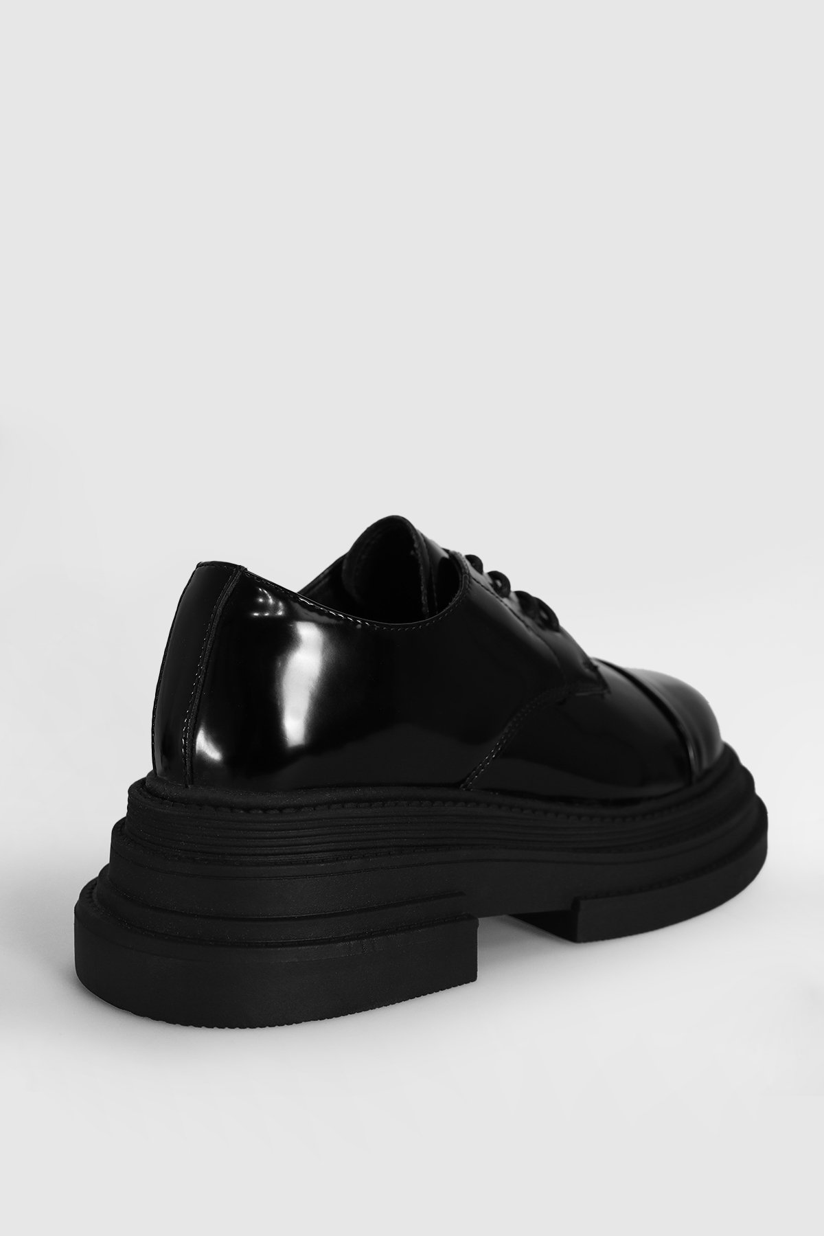 Julıa Women's Leather Shoes Black - LUFIAN