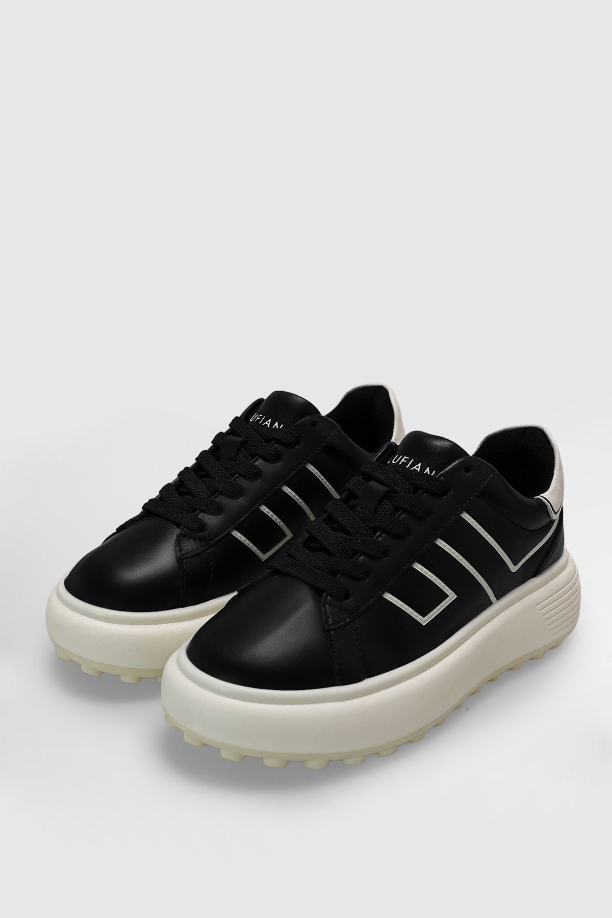 Julıa Women's Sneaker Shoes Black - LUFIAN