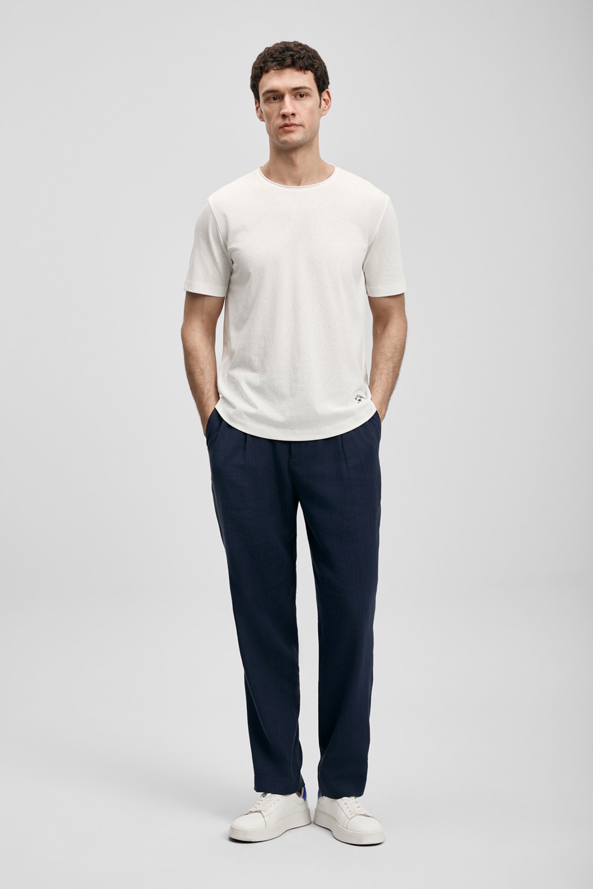 Junya Men's Basic T-Shirt Off White - LUFIAN (1)