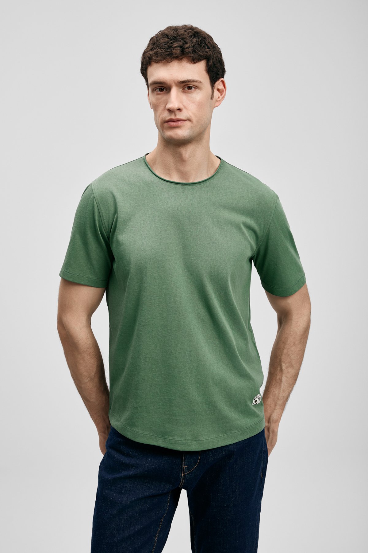 Junya Men's Basic T-Shirt Green - LUFIAN