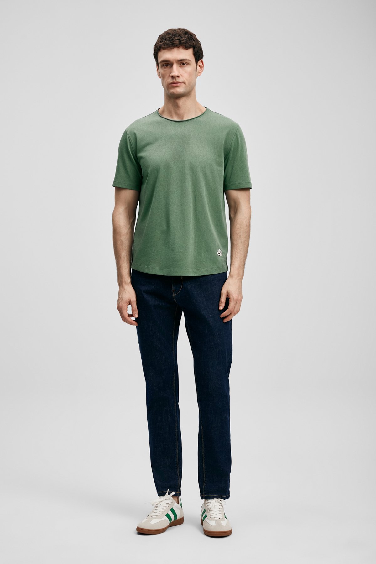 Junya Men's Basic T-Shirt Green - LUFIAN