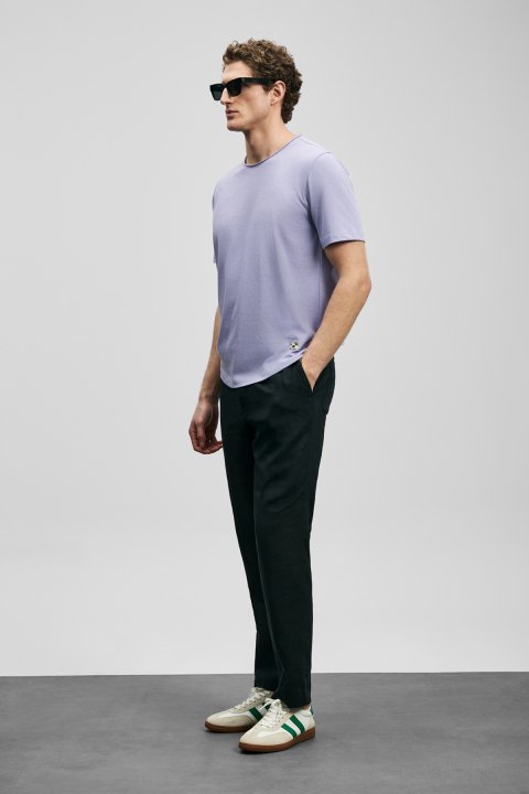 Junya Men's Basic T-Shirt Lilac - LUFIAN