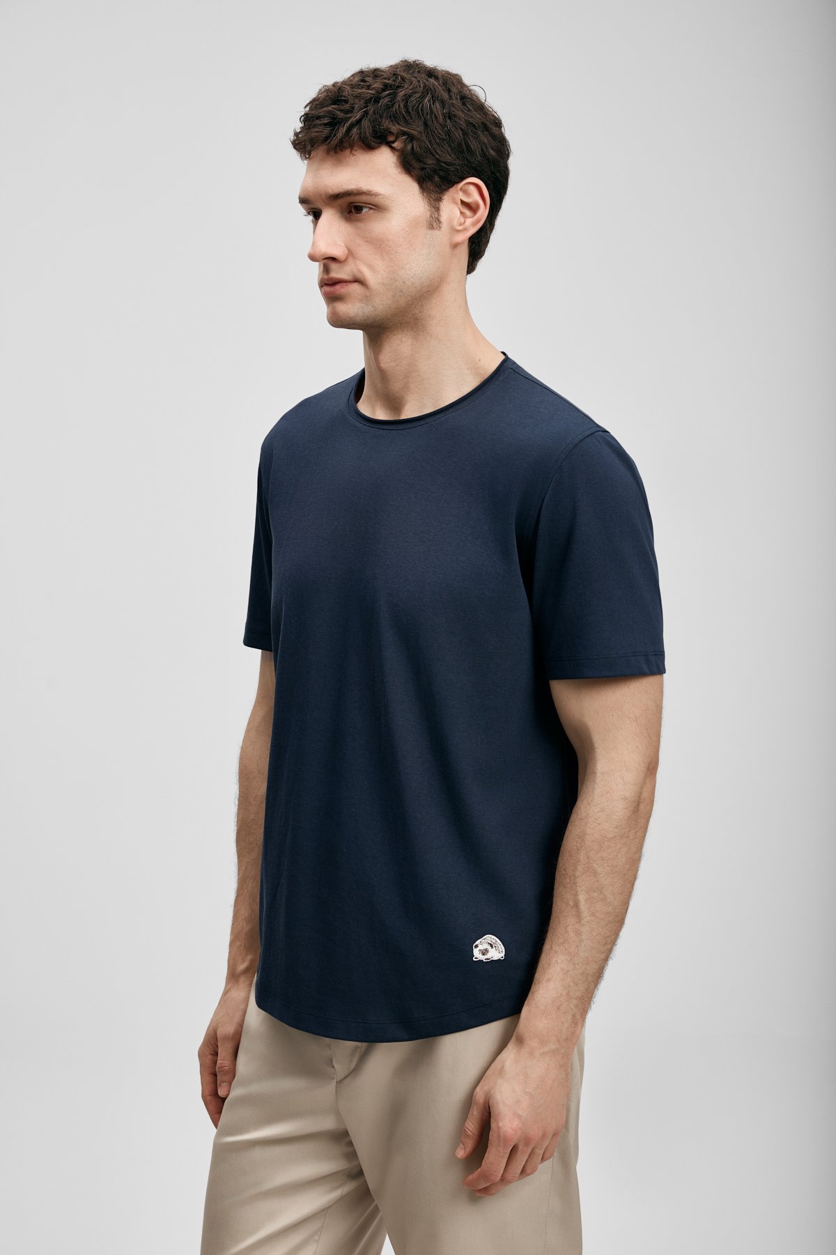 Junya Men's Basic T-Shirt Navy Blue - LUFIAN