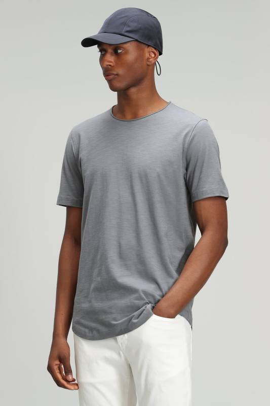 Junya Mens Basic T - Shirt Grey - 1