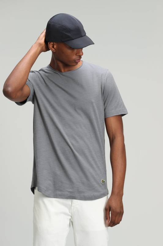 Junya Mens Basic T - Shirt Grey - 3