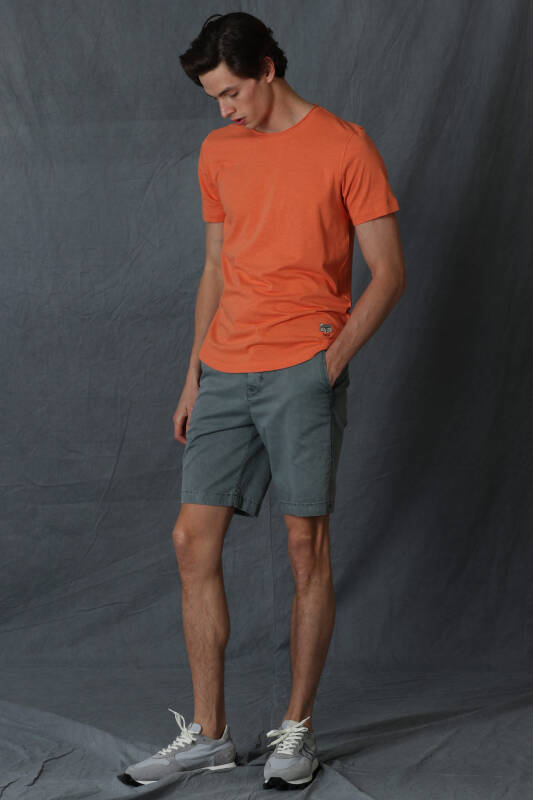 Junya Mens Basic T - Shirt Orange - 5