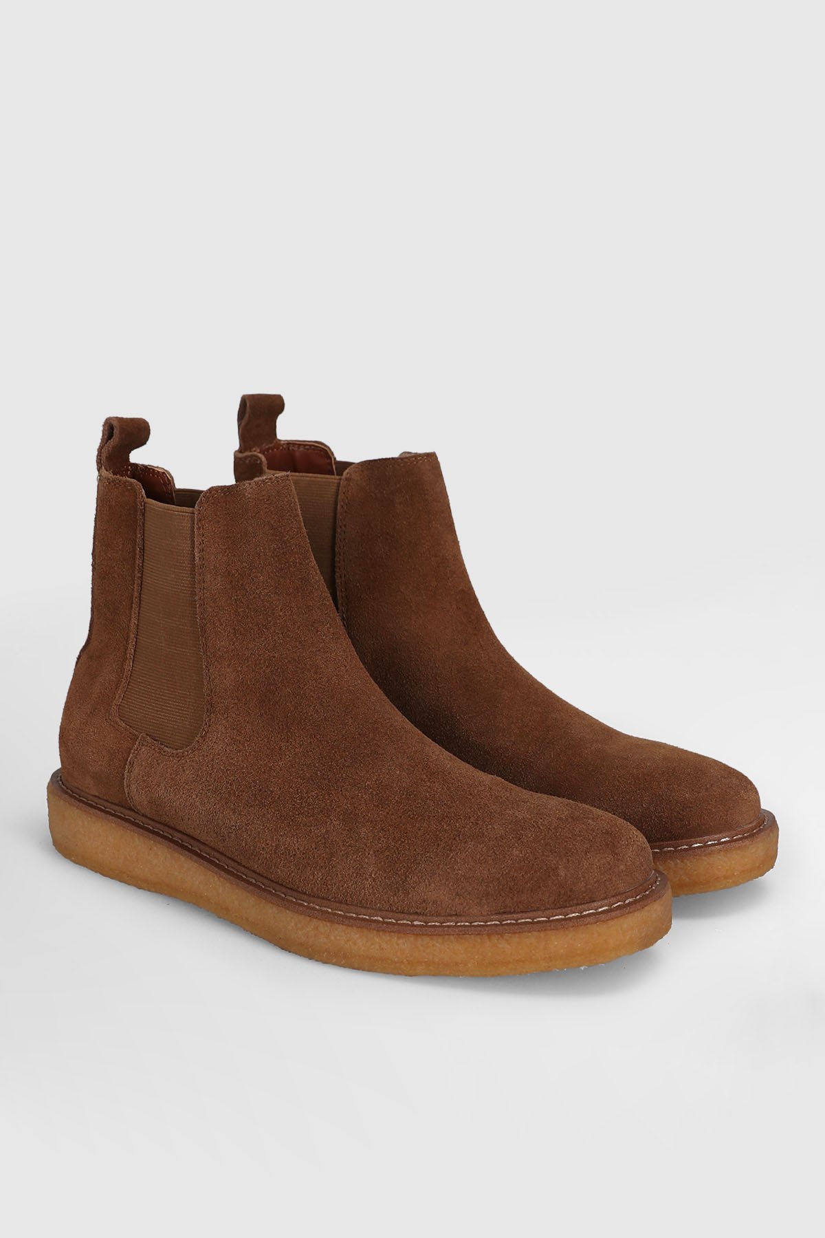 Justın Men's Suede Boots Camel Hair - LUFIAN