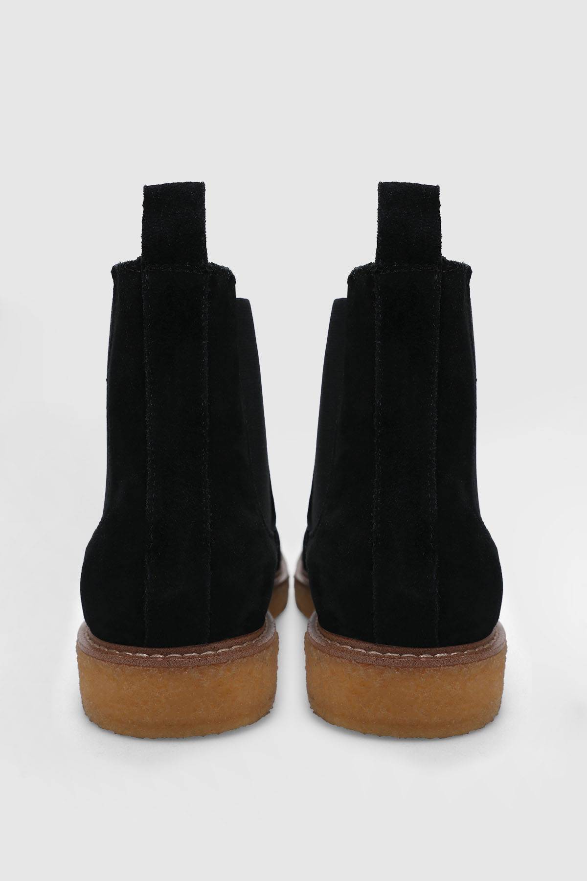 Justın Men's Suede Boots Black - LUFIAN