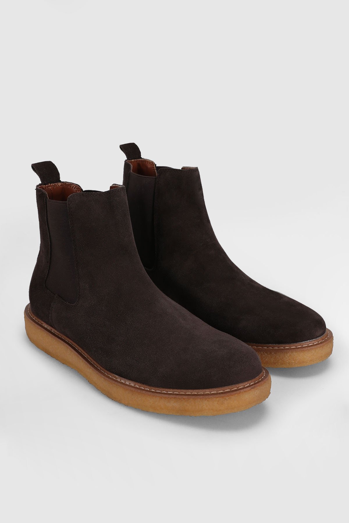 Justın Men's Suede Boots Brown - LUFIAN