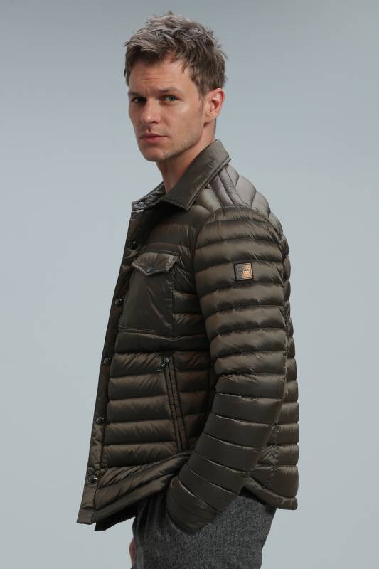 Kane Goose Feather Male Coat Earth - 3