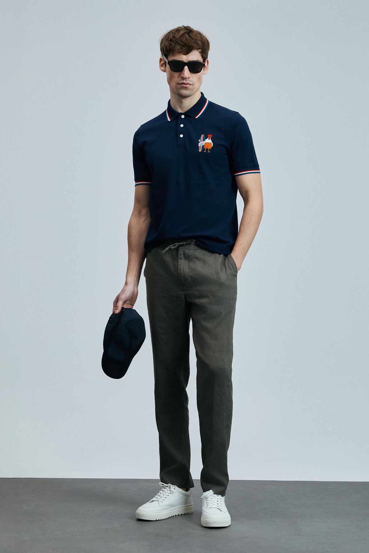 Karl Smart Men's Chino Pants Slim Fit Green - LUFIAN