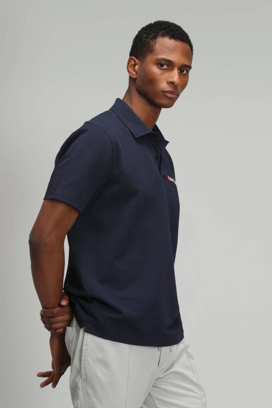 Kaya Smart Mens Polo T - Shirt Navy - 2