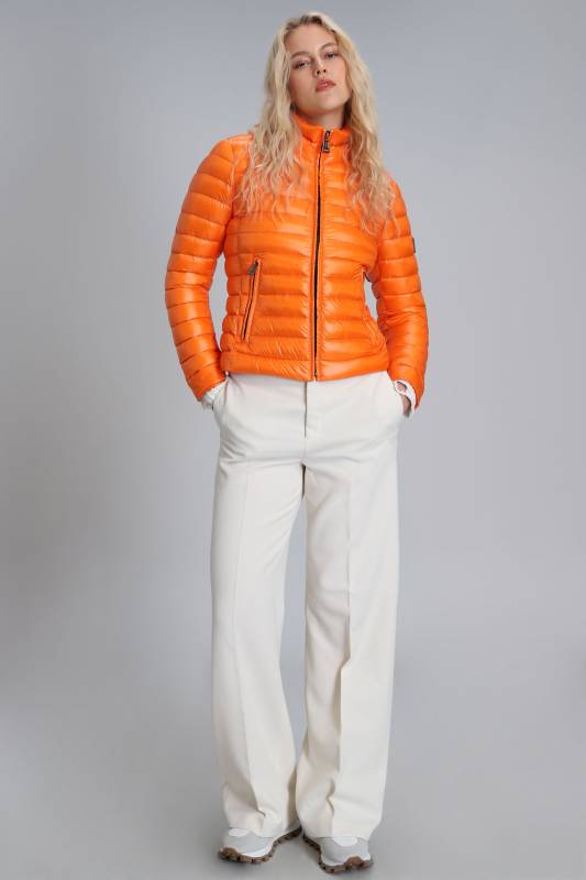 Kaztüyü Woman Coat Orange - 4