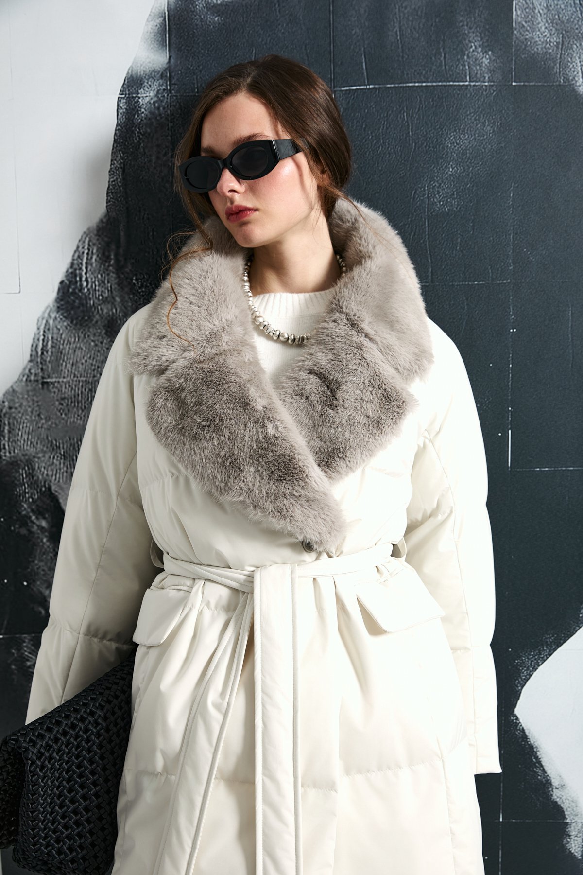 Kaztüyü Woman Coat Stone - Lufian (1)