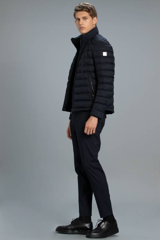 Keane Goose Feather Male Coat Navy - 2