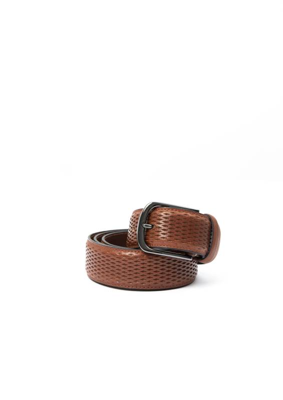 Keen Mens Knitting Belt Brown - 1