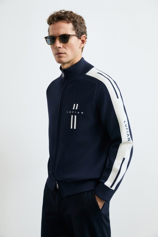 Male Cardigan Navy