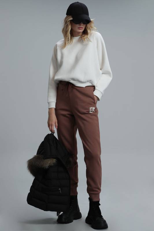 Knitted Woman Tracksuit Copper - 5