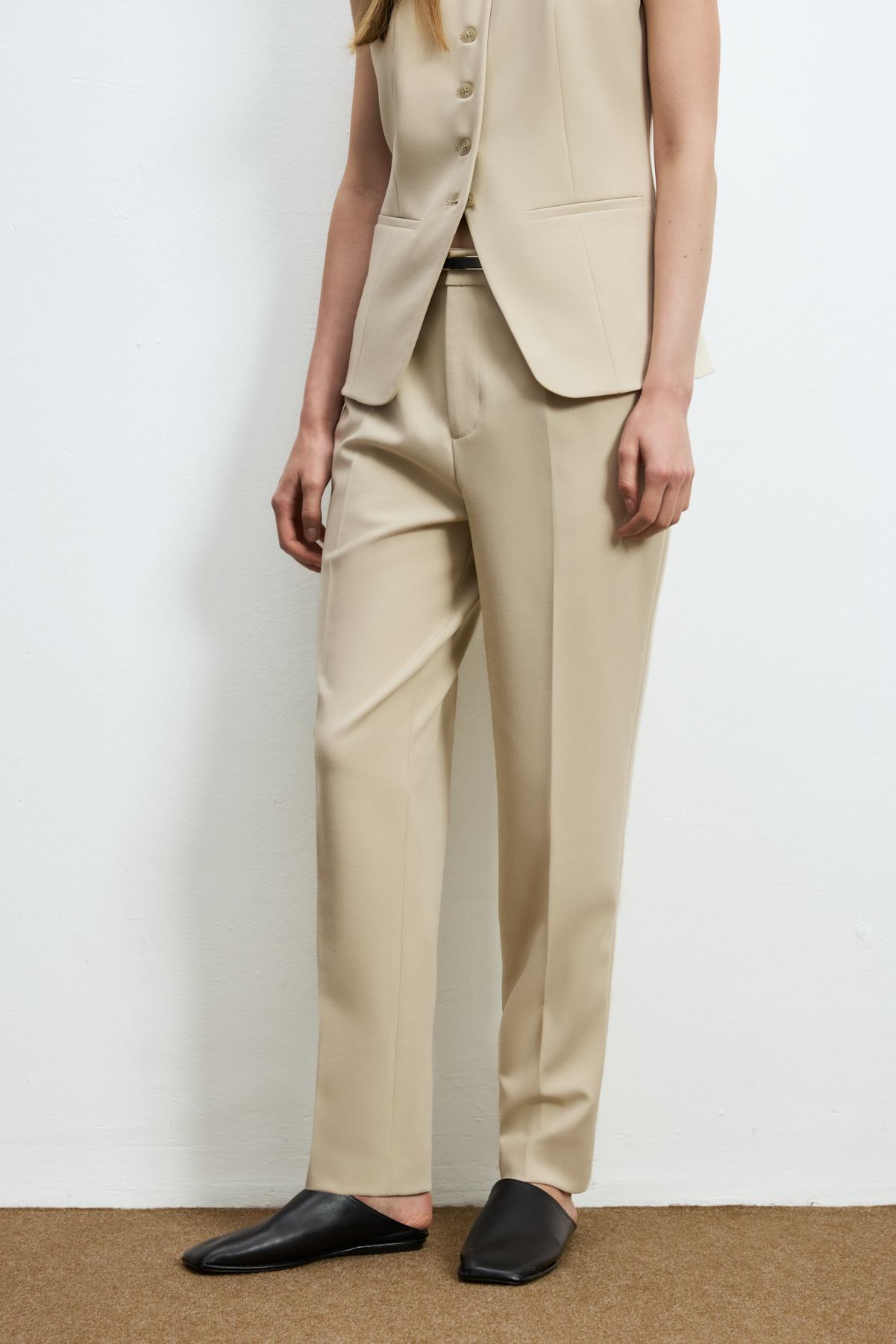 Kosmos Women's Pants Cream - LUFIAN